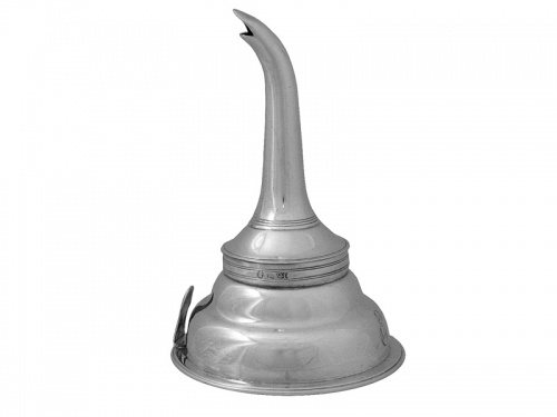 Georgian Silver Wine Funnel and Stand 1798
